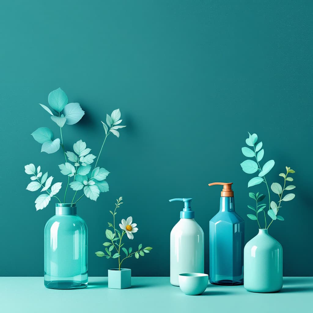 AI generated: Tema:
"Fondo moderno y ecológico para portada, destacando la reutilización de envases y la sostenibi...