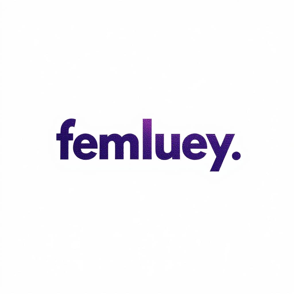AI generated: /imagine prompt: A striking logo design for "femluey." featuring bold, feminist typography that conv...