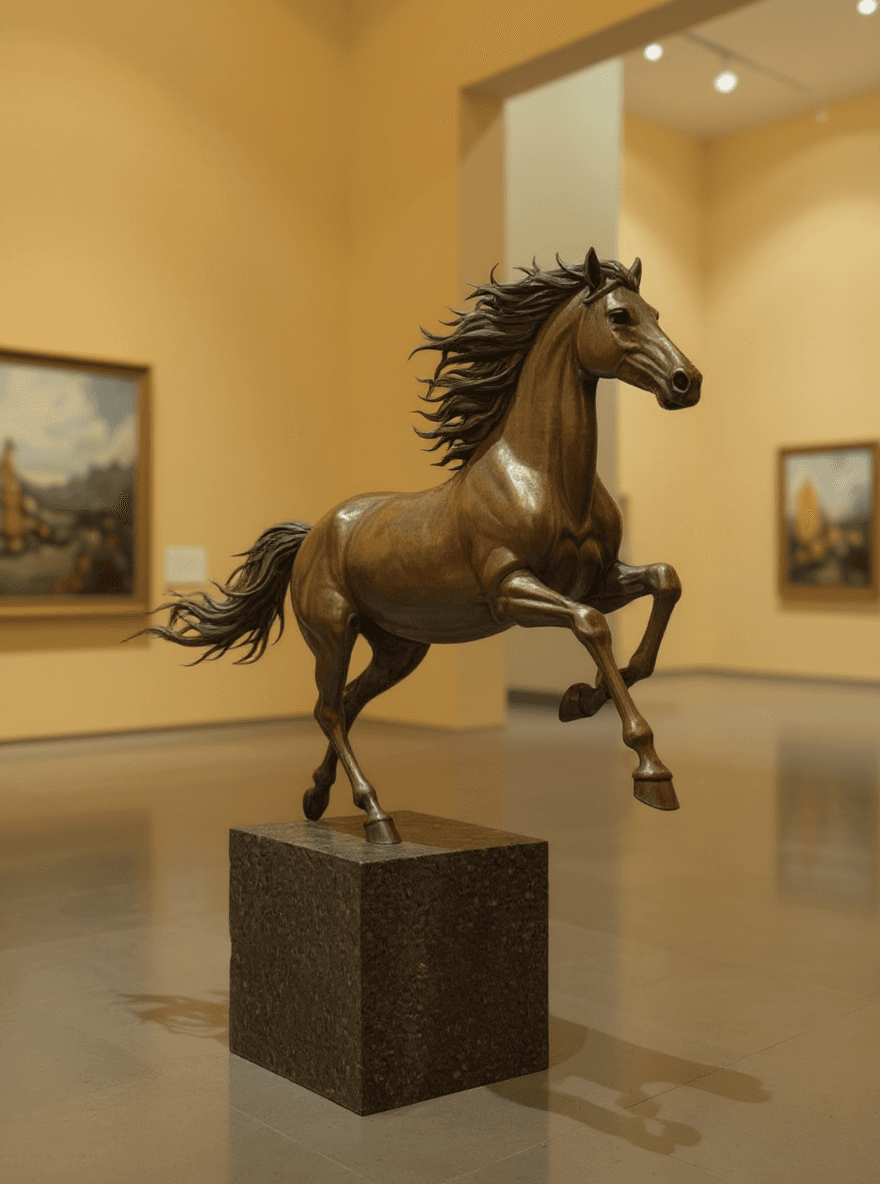 AI generated: at the museum