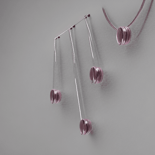 AI generated:  Fashion photography jewelry, Translucent, experiment, product design, 3D render, Octane, Calm and w...