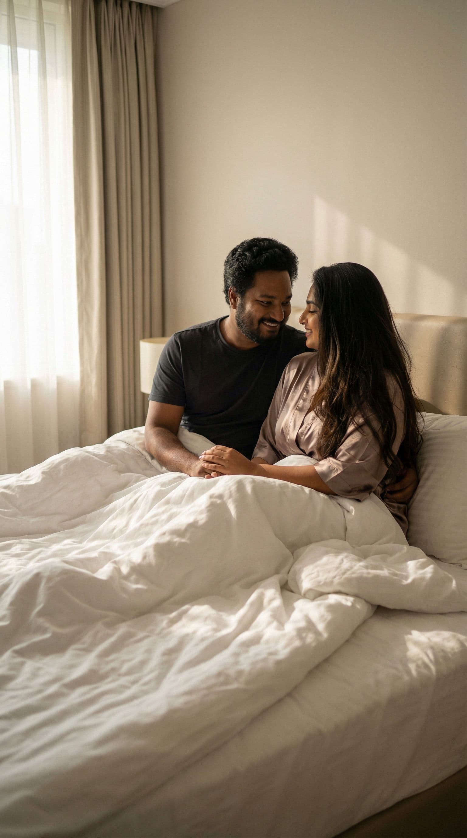AI generated: Couples sex in bed