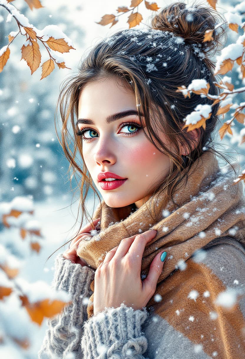AI generated: Sketch, Beautiful Colored Pencil Line Art, Beautiful Curves, Brush Technique, Artistic, Beautiful, W...