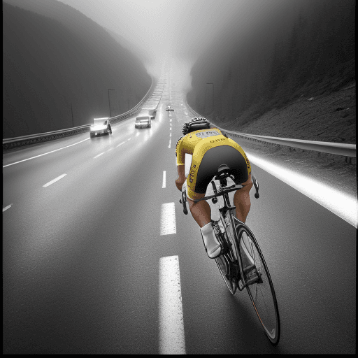 AI generated: cycling print any 2 or 3, grand tours cycling, tour de France,busy crawling, congested roads,    hig...