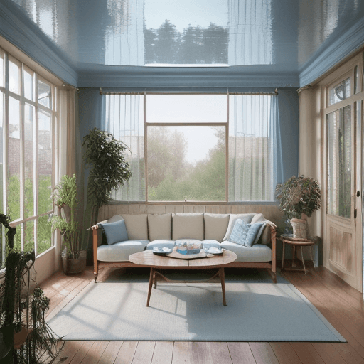 AI generated: High resolution photography interior design, dreamy sunken living room conversation pit, wooden floo...