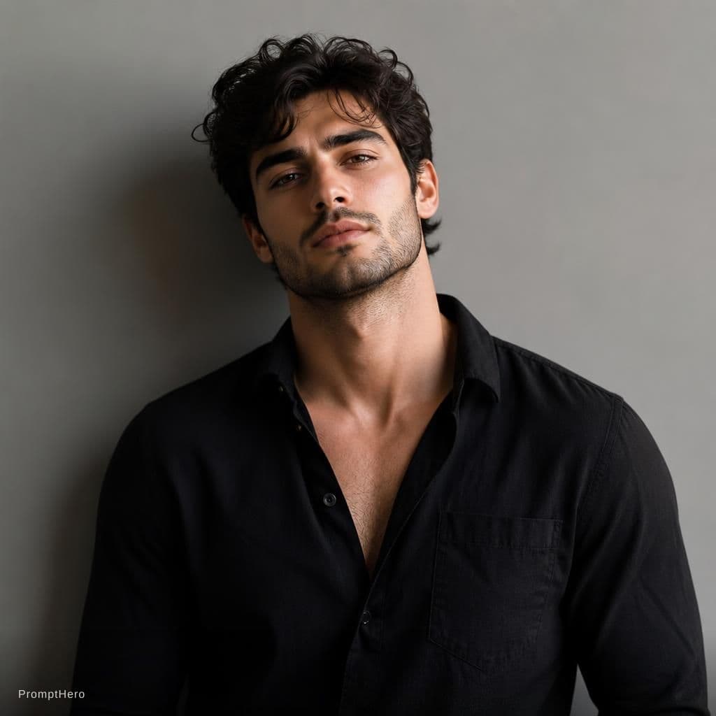 AI generated: Man model