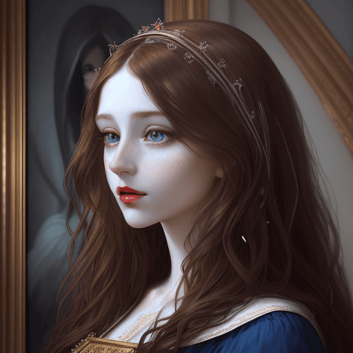 AI generated: /imagine prompt: portrait, painting of mary magdaline in profile, modern impressionism, Mary , photo...