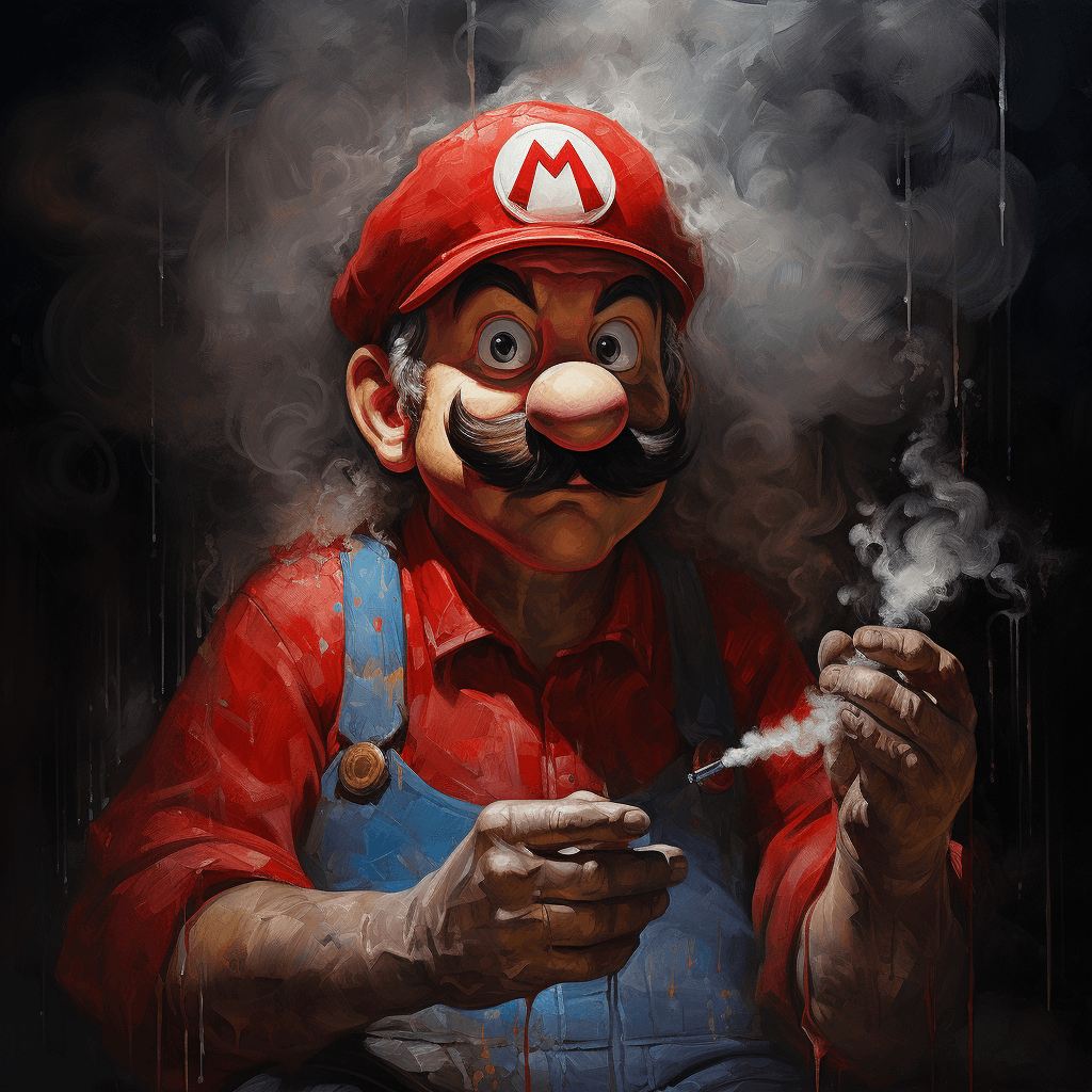 AI generated: Mario