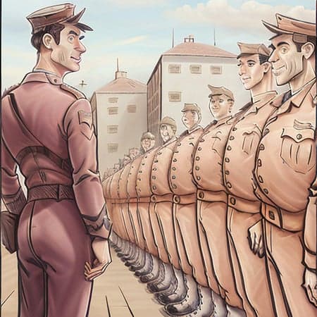 Cartoon - Jenő Rejtő - Korcsmáros