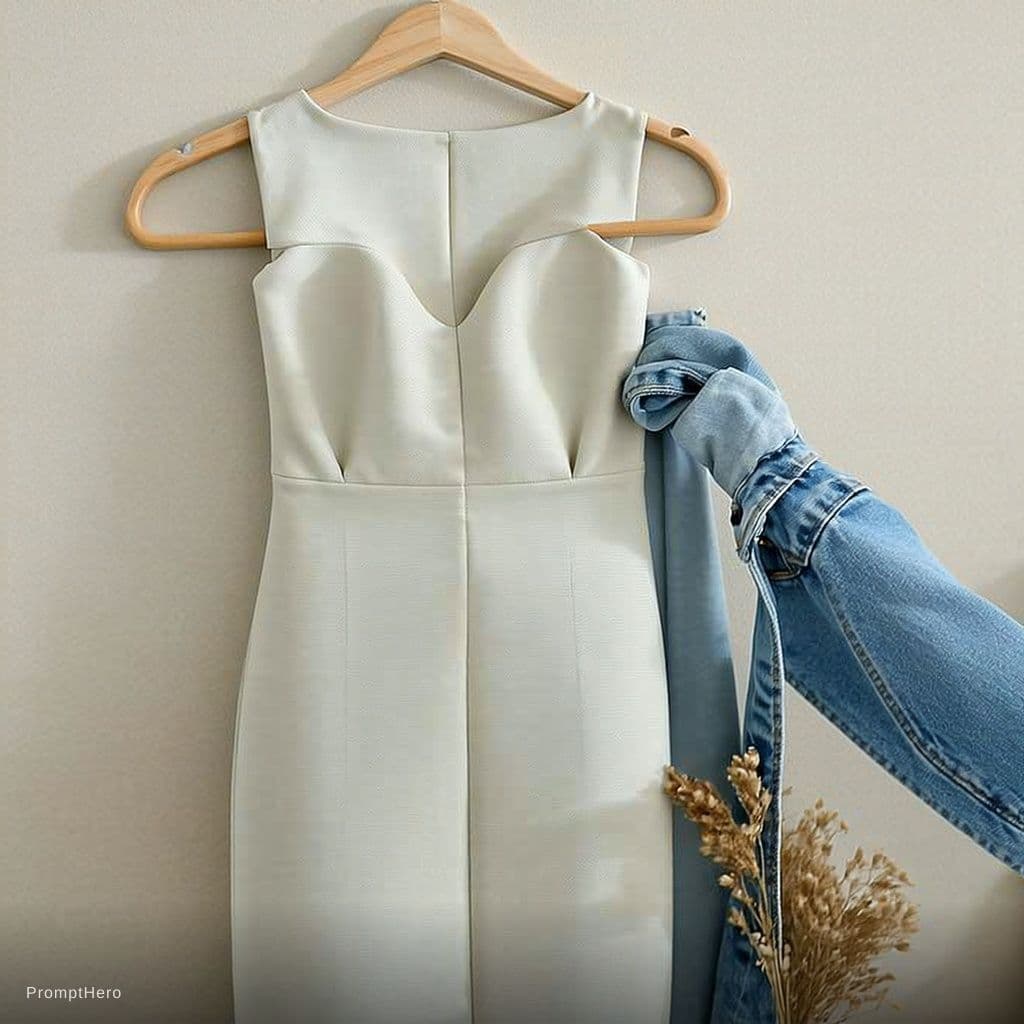 AI generated: Remove dress 