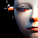 AI generated: humanoid female robot, beautiful, seductive, white, (intricate details:1.23), photorealistic, (infin...