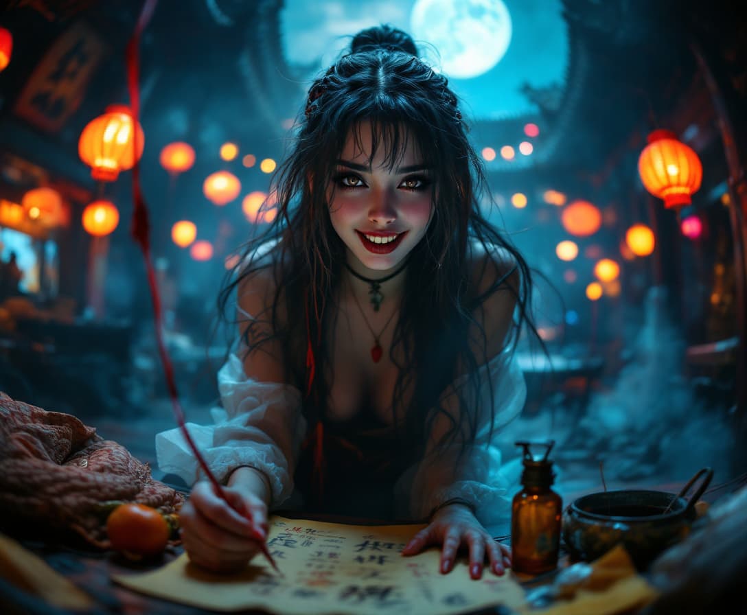 AI generated: j horror anime style, semi-realistic comics, defogging, high quality, masterpiece, inspired by Taois...