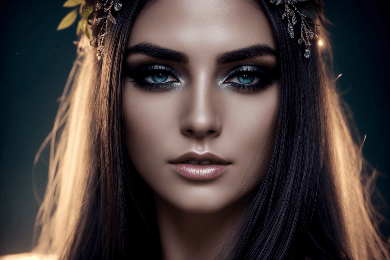 AI generated: Beautiful pagan druid, stonehenge, ritual, Victoria Frances, luis royo, (french:0. 3, italian:, Roma...