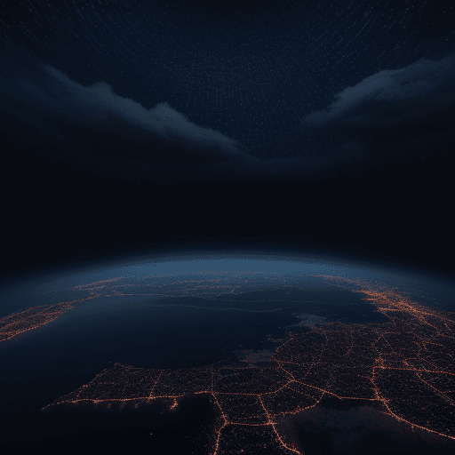 AI generated: 8k, pixel art, background of sky on night, background, night, image of the sky, pixel art