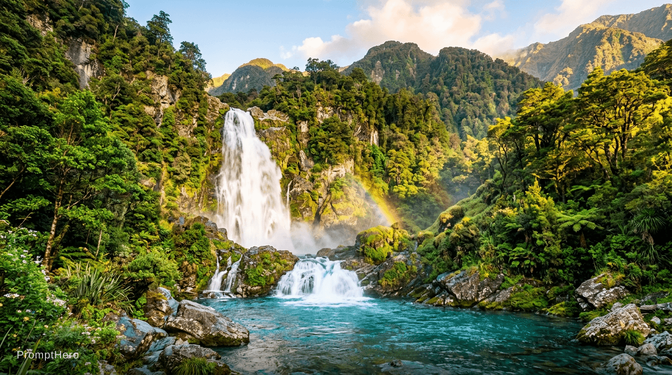 AI generated: Waterfall
