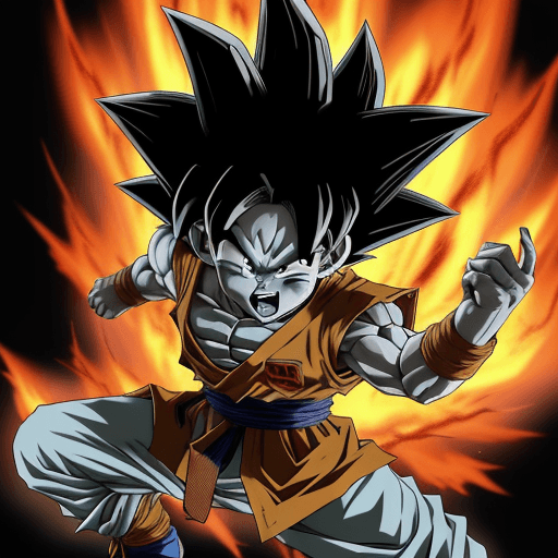 AI generated: Son Goku is the protagonist of the manga and anime series Dragon Ball z. created by Akira Toriyama i...