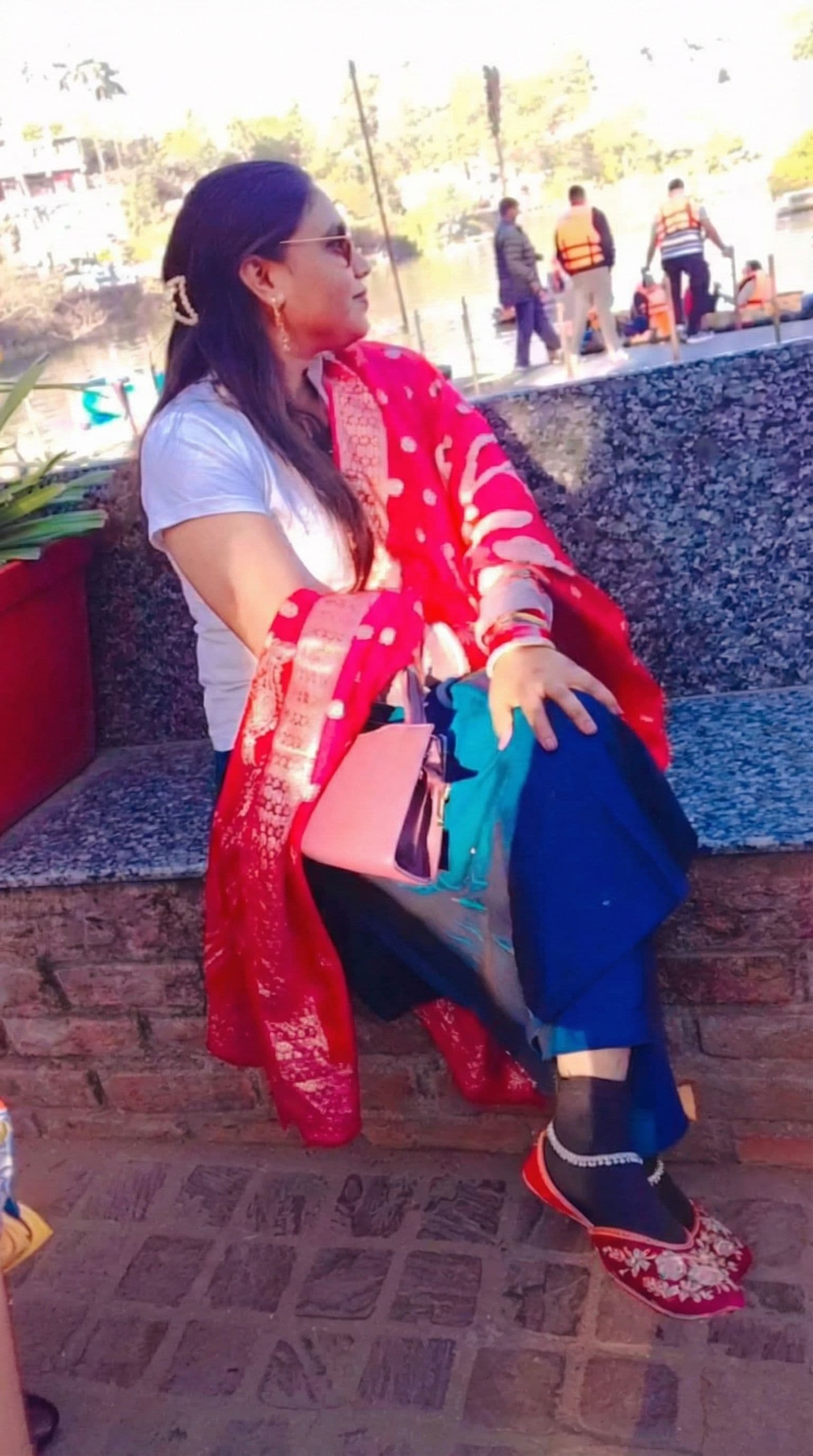 AI generated: Make this photo in baniyan 