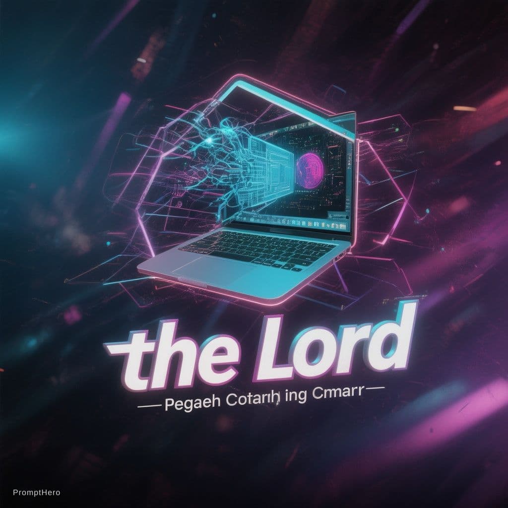 AI generated: Make logo about programer computers with that name "the Lord"