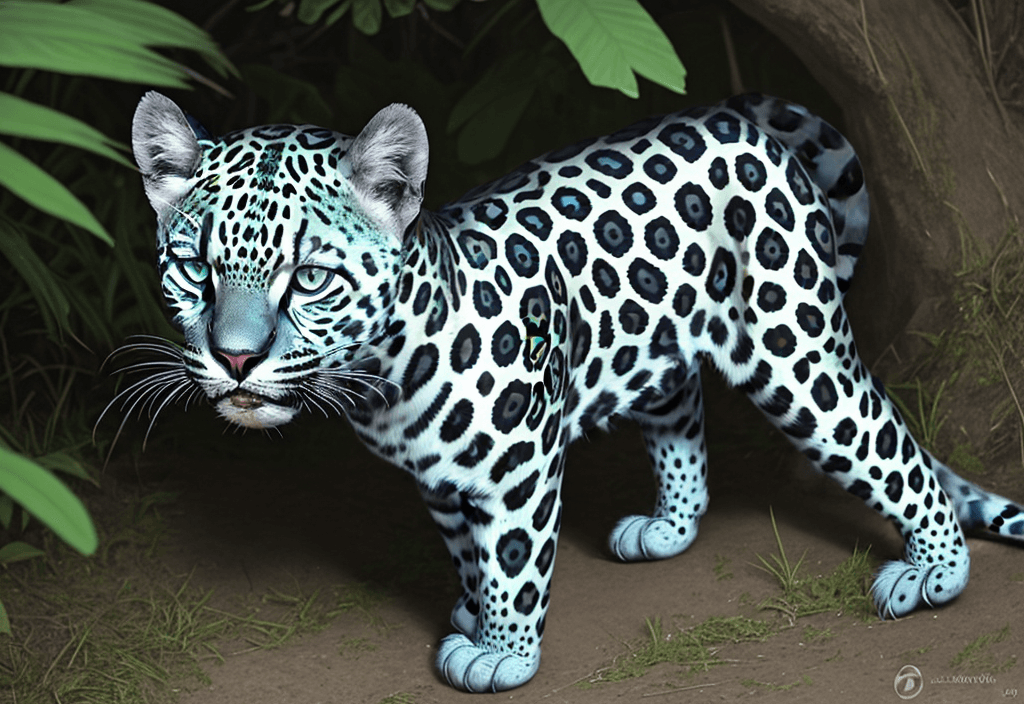 AI generated: Felino mutante alienígena similar a un jaguar