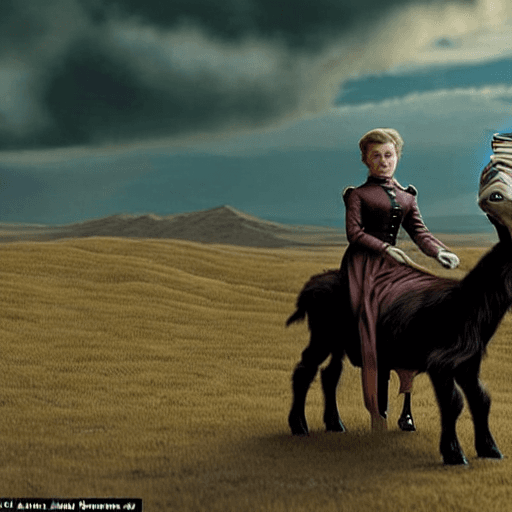 AI generated: sharp, highly detailed, film from a 2 0 1 9 sci fi 8 k movie, set in 1 8 6 0, the Trump famify ridin...