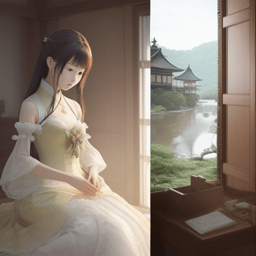 AI generated: High resolution photography, 真紅の天竺牡丹号：船種／オスマンガレアス