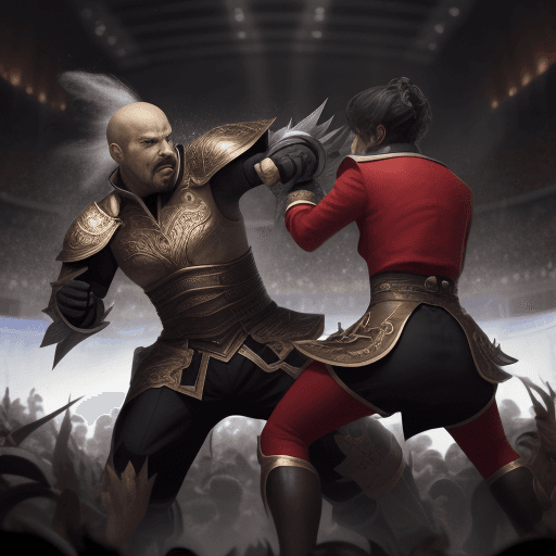 AI generated: pelea interestelar 