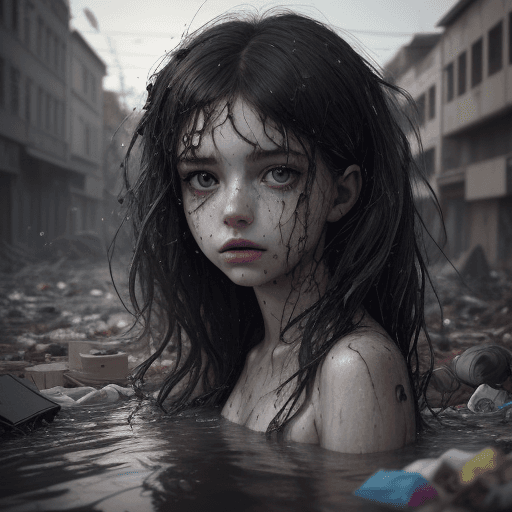 AI generated: 8k uhd,by Alessio Albi, dusty particles depth of field,detailed BREAK young girl, the beauty of her ...