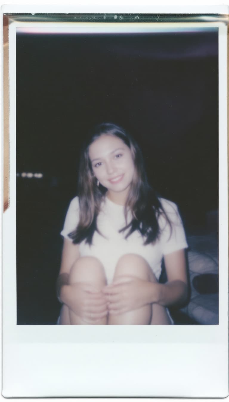 AI generated: Girl, polaroid_24, color polaroid fujifilm