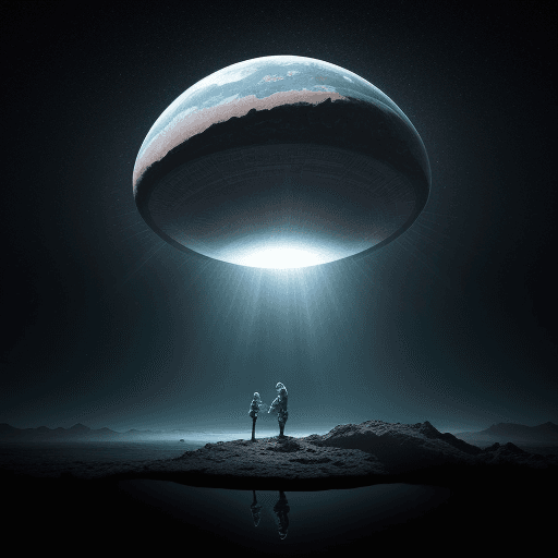 AI generated: Por favor, crea una representación visual de una escena subacuática en un planeta extraterrestre des...