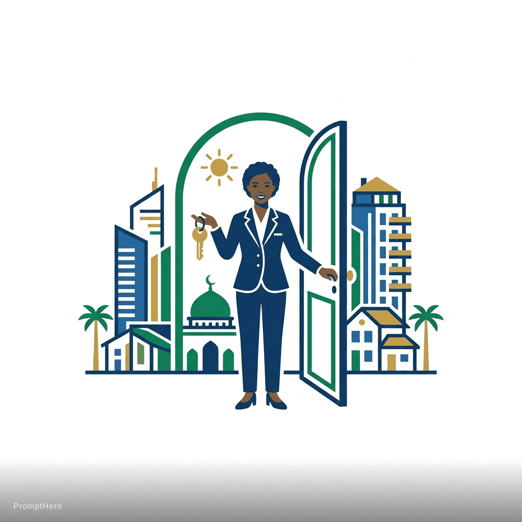 AI generated: crée moi un logo pour mon entreprise ''ConciergePro Tchad''. Elle est spécialisée dans la gestion de...