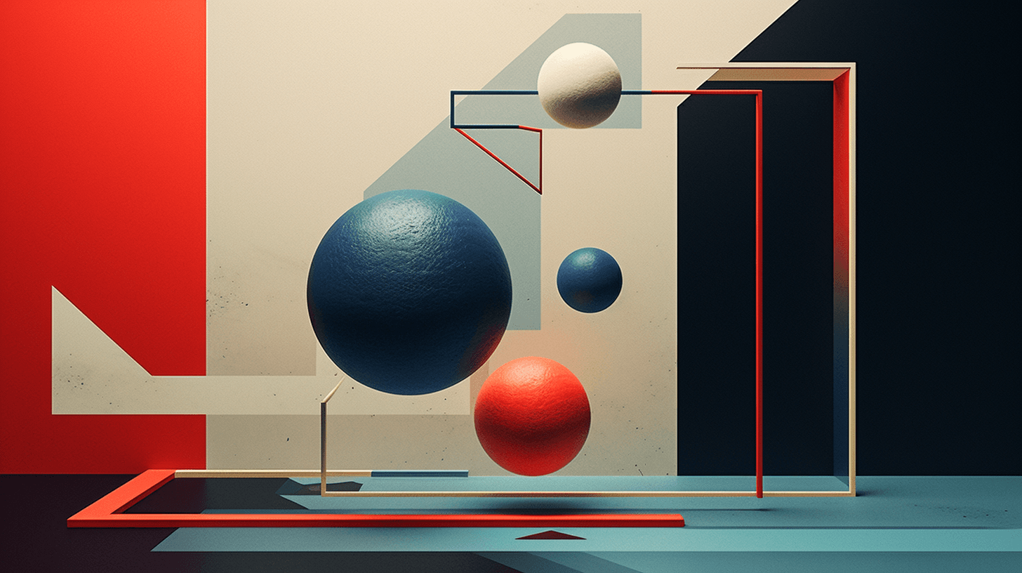 AI generated: At the crossroads of conceptual art, modernism, and illusionism, an artistic creation comes to life....