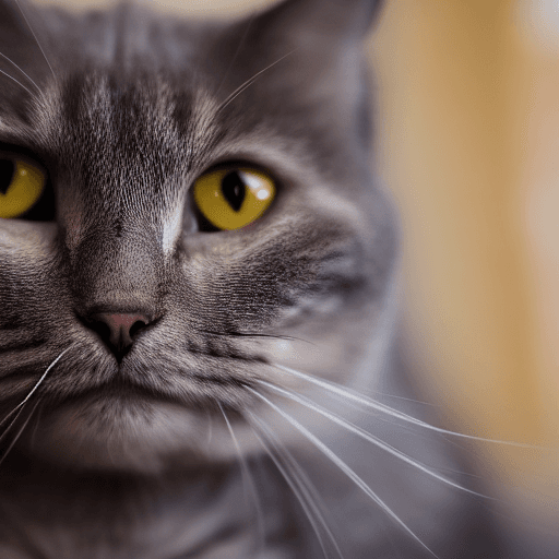 AI generated: A 35mm photography of a highly detailed cat, full size, day time, macro, focus, photorealistic, cine...
