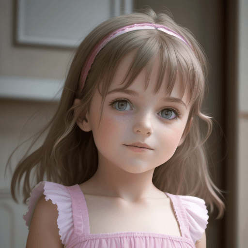 AI generated: Une fille de 4 ans 