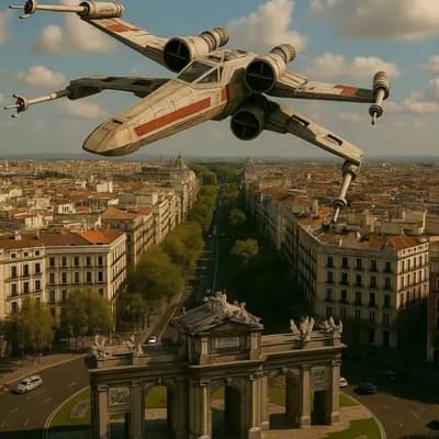 AI generated video: camera zoom in