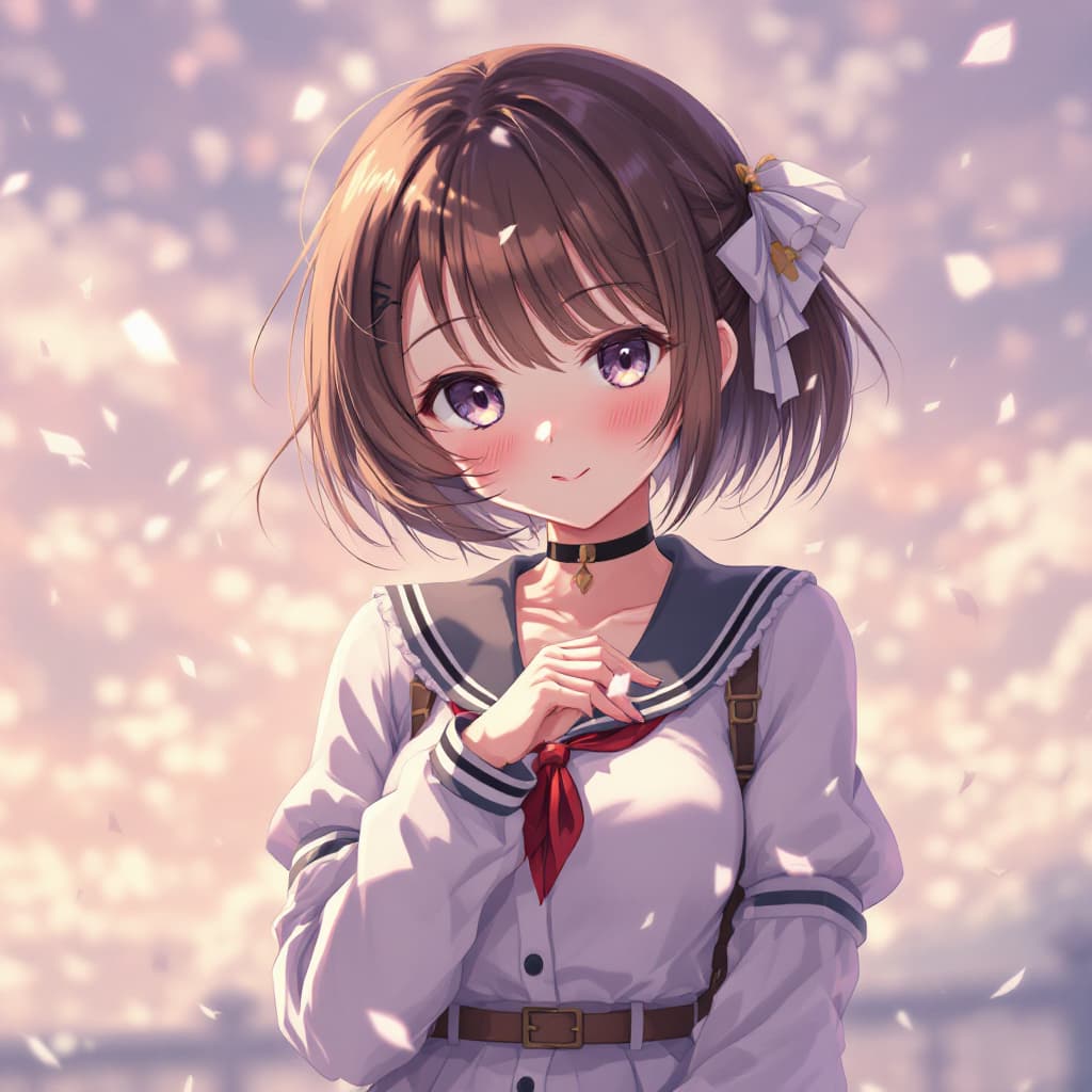 AI generated: anime girl