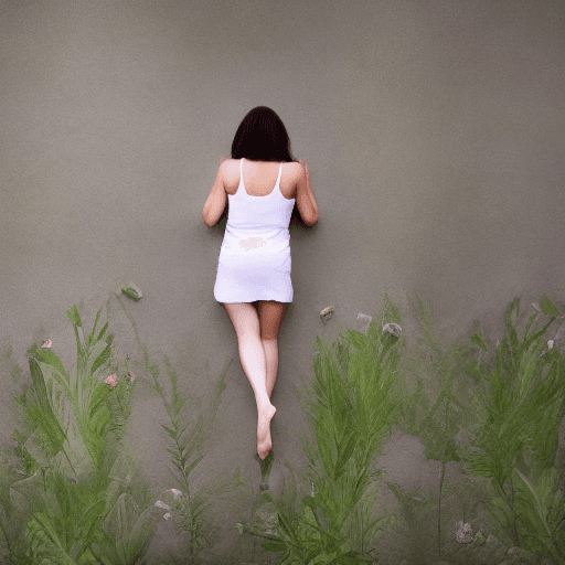 AI generated: High detail, woman, peeing, full body, urinating