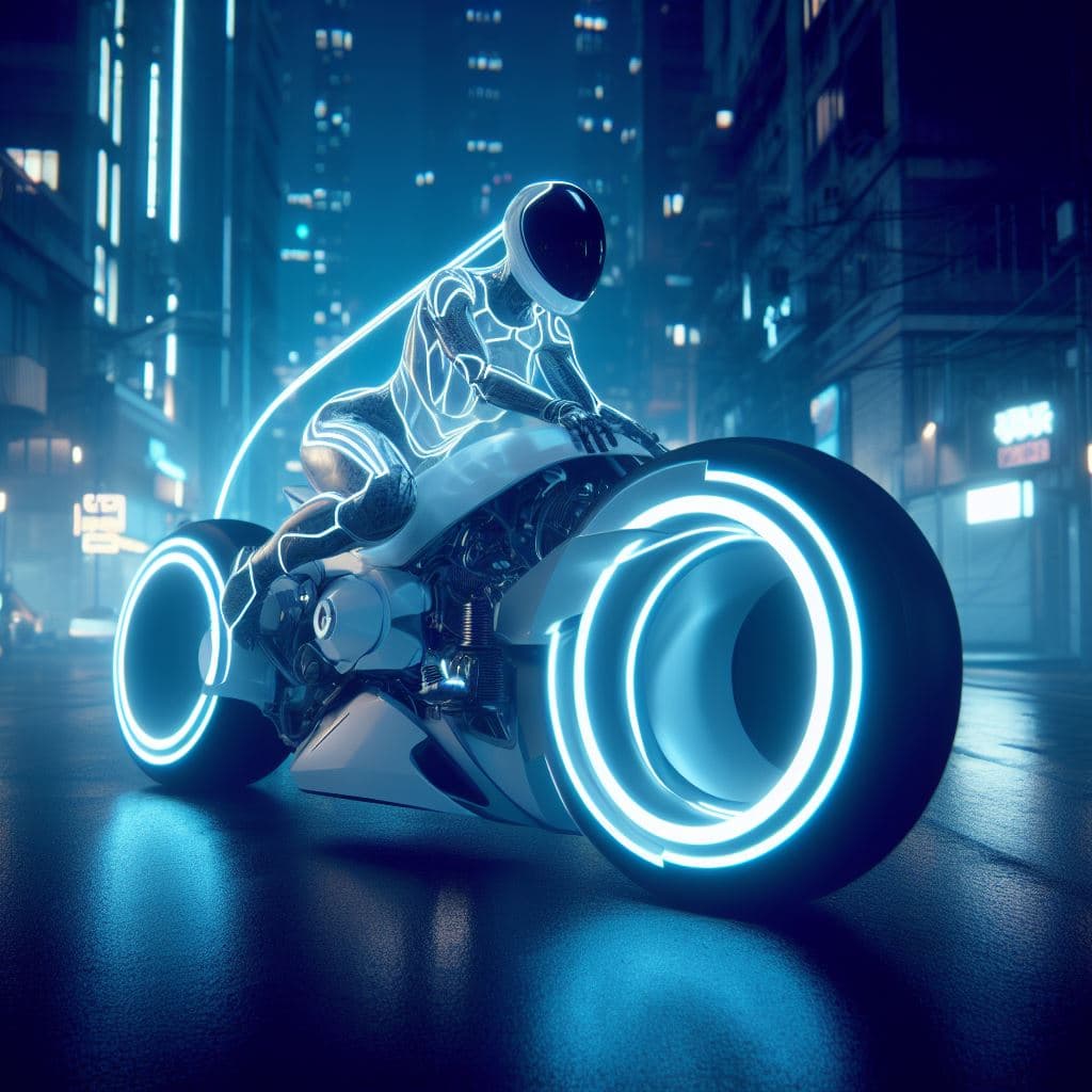 AI generated: 3d render, unreal engine, dynamic angle, captured in motion, real badass futuristic cyberpunk woman ...