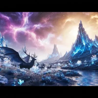 AI generated video: A hyper-realistic portrait of the land of Agarthia