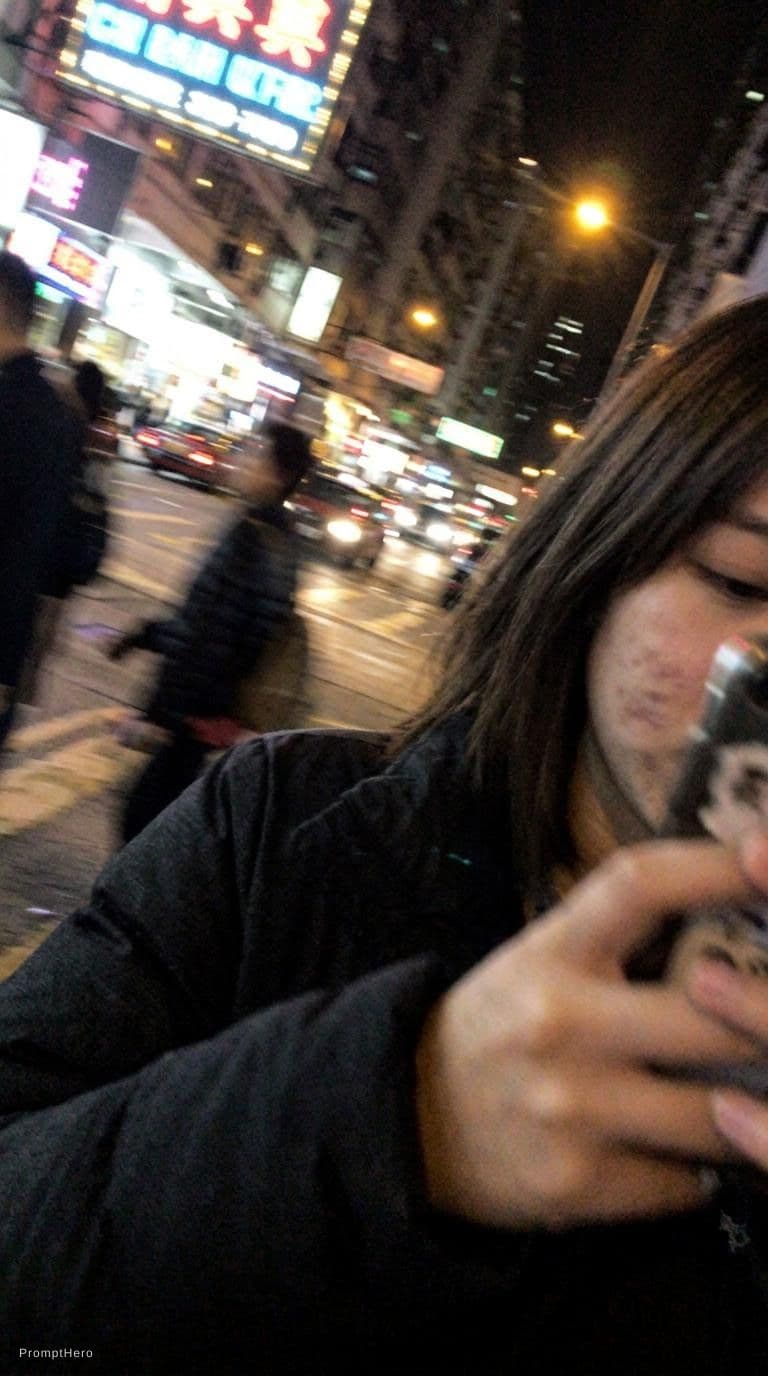 AI generated: Gen photo of extremely ordinary and unremarkable iPhone selfie,with no clear subject or sense of com...