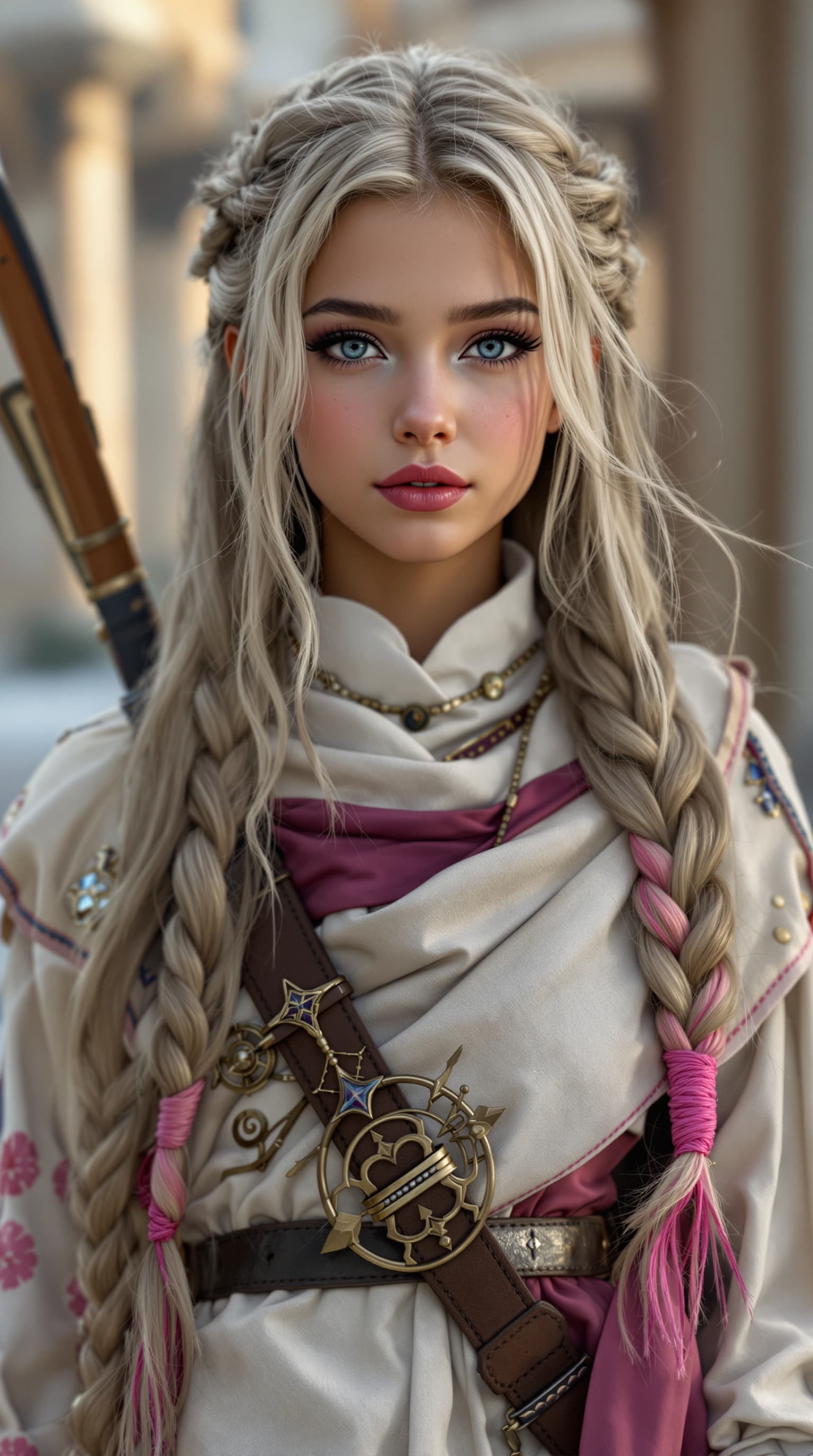 AI generated: A professional photograph capturing one of the most beautiful fourth-grade Swedish girls in the worl...