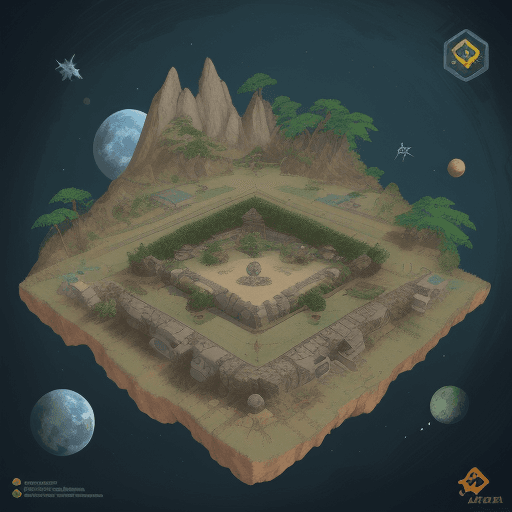 AI generated: escavadora explorando um substerraneo talvez em um planeta, além de escavadora ela serve também como...
