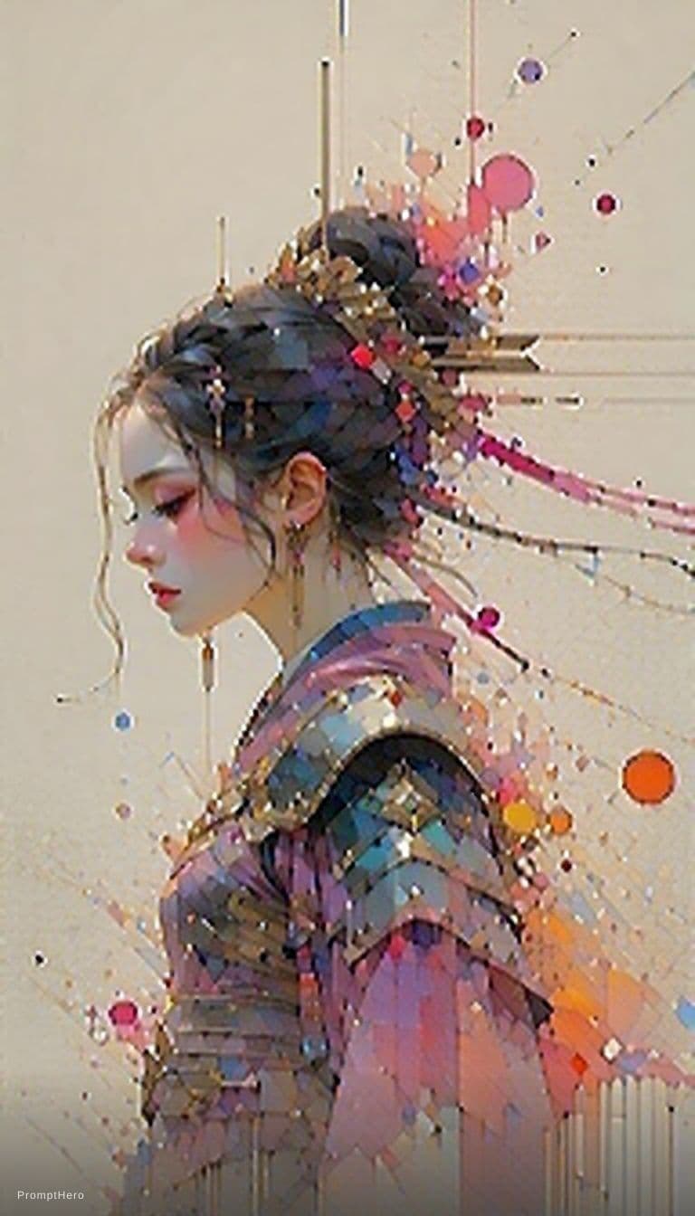 AI generated: strong warrior princess| centered| key visual| intricate| highly detailed| breathtaking beauty| prec...