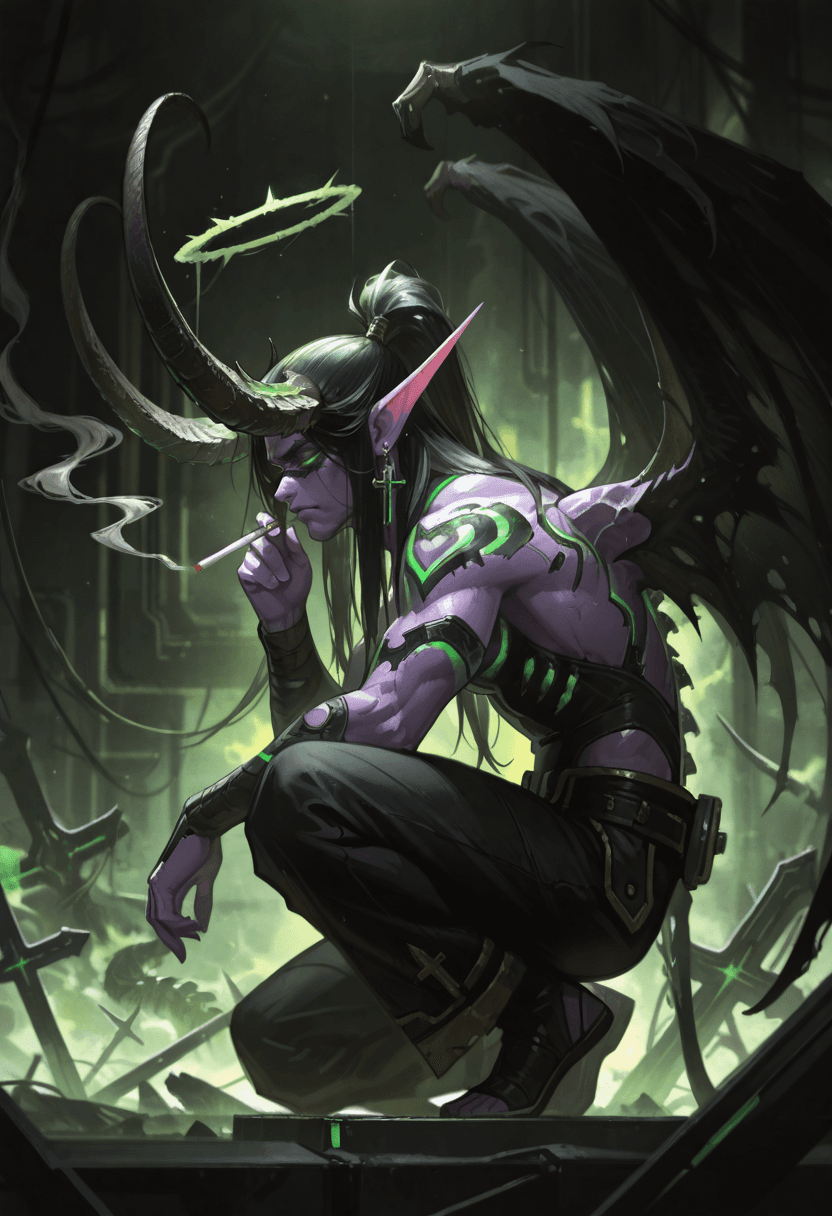 Illidan from World of Warcraft [IllustriousXL]