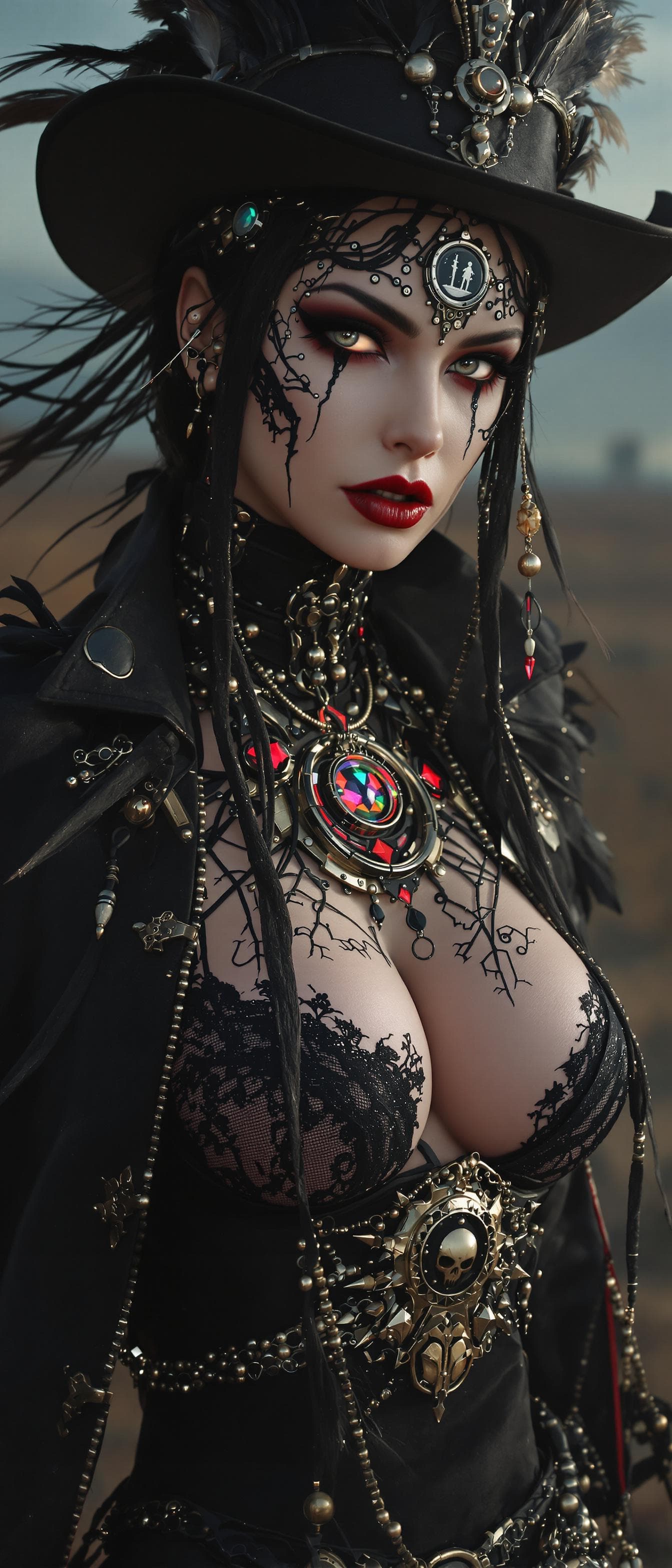 AI generated: High Noon of the Cyber Shaman: The Gothic Maiden's Reckoning

Amidst the desolate expanse of a neo-w...