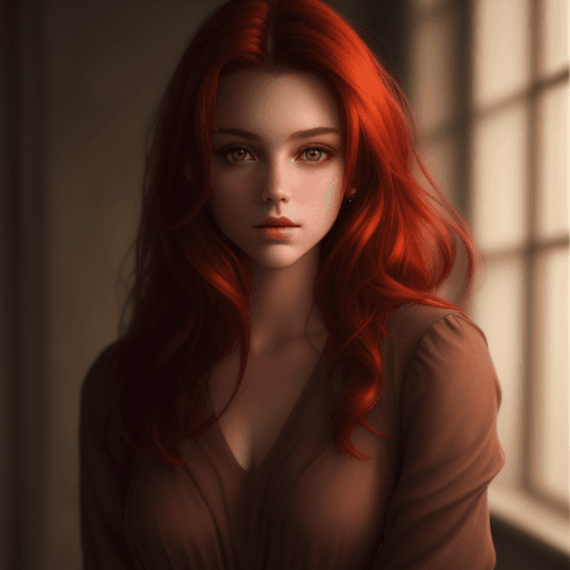 AI generated: 20 year old brunette, woman portrait, full body, beautiful face, perfect face, deliberate, masterpie...