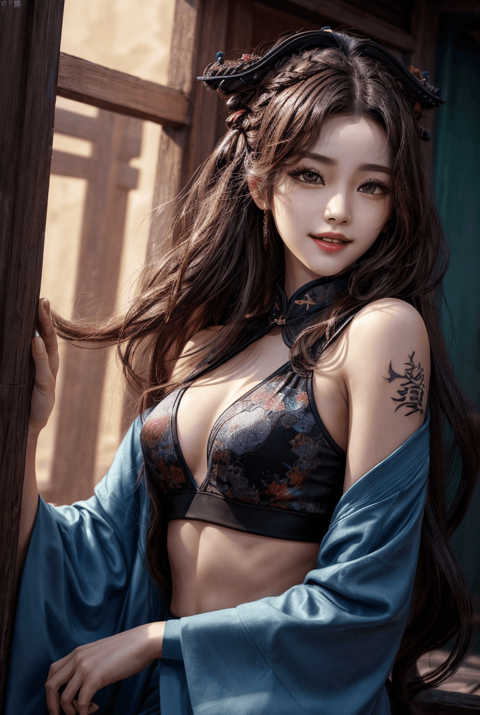 AI generated: outside:1.5,((best quality)),((masterpiece)),(detailed),photograph, layered textures, young korean w...