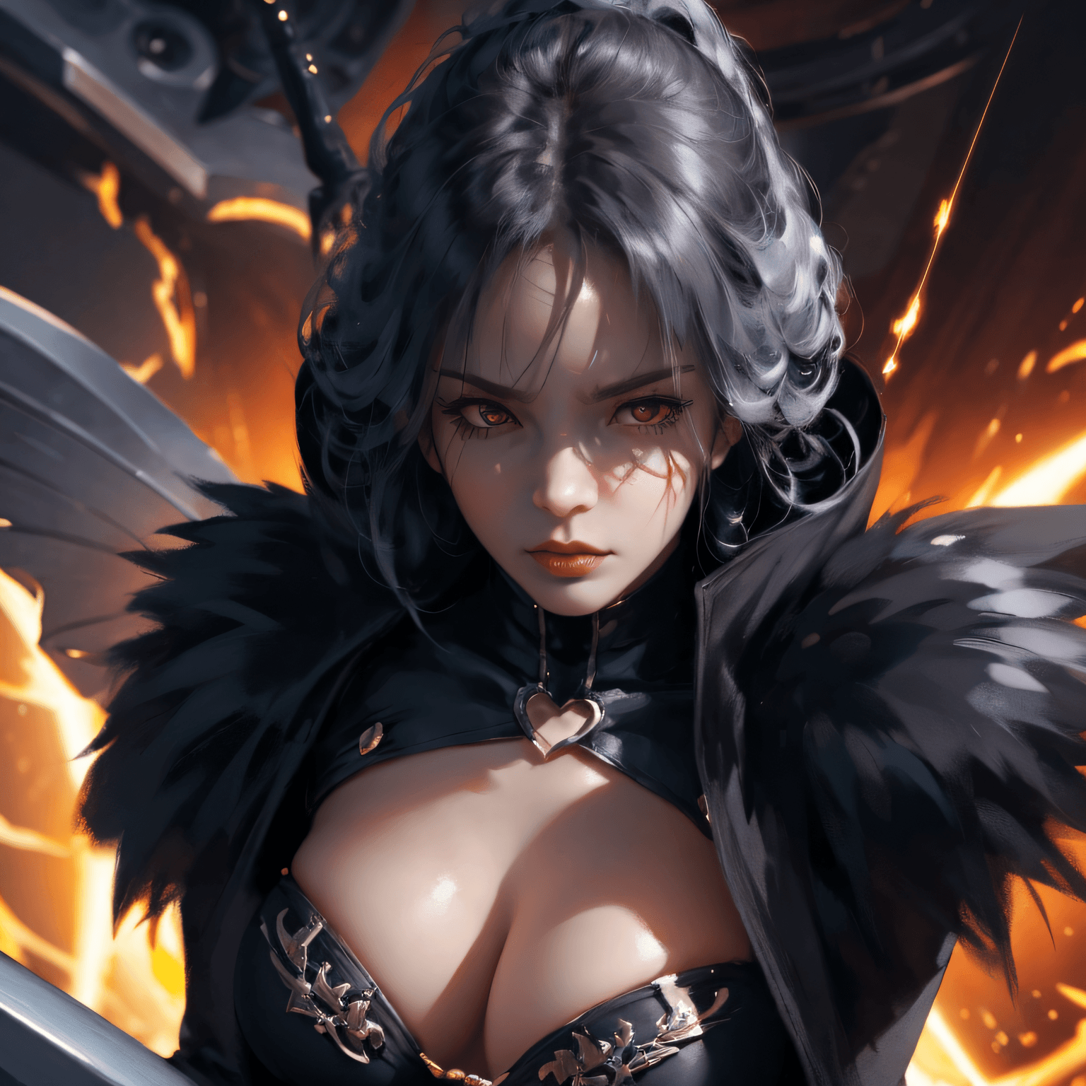 AI generated: (DarknessEighties:1), wlop style lora