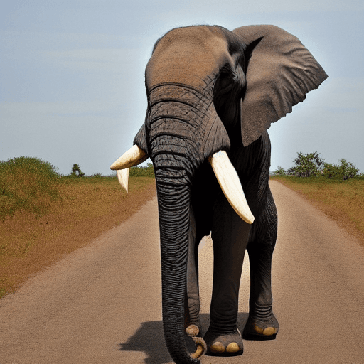 AI generated: ELEPHANT IN ARMOR