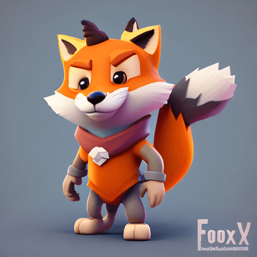 AI generated: Fox model, part human:1.1 , full body, blender 3d, artstation and behance, Disney Pixar, Mobile game...