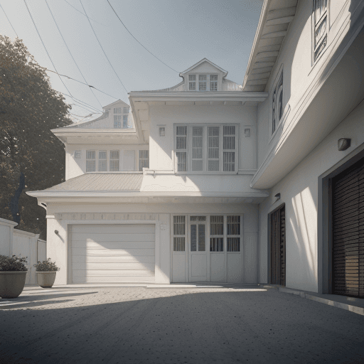 AI generated: 2 floor house . octane render, trending on artstation,t symmetrical artwork. cinematic, hyper realis...