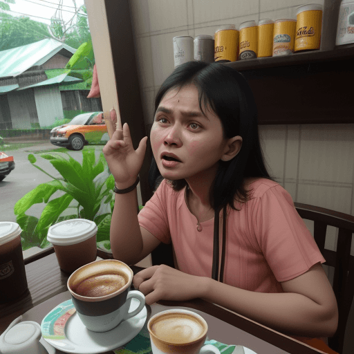 AI generated: Cuplikan singkat orang yang tersenyum sambil memegang ponsel dengan latar belakang yang nyaman (sepe...